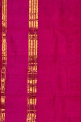 Pink kanchi silk cotton saree 3