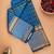 Peacock blue silk cotton saree
