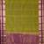 Mehendi green and purple pure touch silk saree