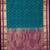 Teal blue pattu pure touch silk saree