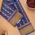 Blue mayil kanchi cotton saree