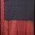 Black woven semi silk saree