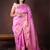 Pastel pink kanchipuram butta silk saree