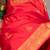 Red floral and paisley motifs pure silk saree