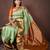 Pastel green kanchipuram silk saree