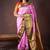 Rose pink kanchipuram pure silk saree
