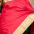 Red golden border silk saree