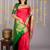 Red golden border silk saree