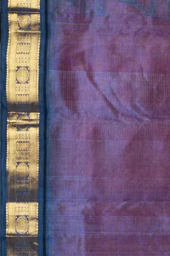 Red and grey silk cotton saree