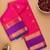Pink and purple silk cotton saree