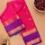 Pink and purple silk cotton saree