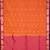 Orange korvai pure touch silk saree