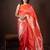 Orange kanchipuram silk saree