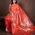 Orange kanchipuram silk saree