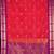 Dual tone orange pure touch silk saree