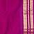 Dual tone orange pure touch silk saree