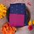 Blue and jamun purple pure touch silk sar