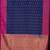 Blue and jamun purple pure touch silk sar