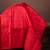 Green and red pure silk saree