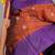 Coffee brown silk saree