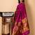 Pink pattu golden zari motifs saree