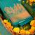 Green ayiram butta semi silk saree