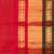 Offwhite and red silk cotton saree