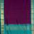 Blue and purple pure sico saree