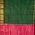 Bottle green and pink combination saree