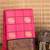 Pink and purple semi silk saree