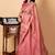 Chocolate pure silk saree