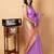 Lilac lavender pure silk saree
