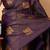 Grape purple pure silk saree