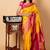 Yellow kanjivaram silk saree