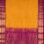 Yellow and purple silk cotton saree