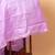 Lavender temple border pure soft silk saree with silk mark certified
