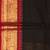 Black and red kanchi cotton saree