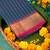 Blue and pink pure kanchi cotton saree