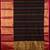 Black and pink kanchi cotton saree