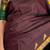 Coffe brown pure silk saree
