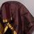 Coffe brown pure silk saree