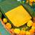 Dark green and mustard semi silk saree