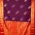 Jamun purple semi soft silk saree