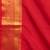 Bottle green and red semi silk saree