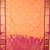 Orange and purple semi silk saree