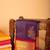 Purple and reddish pink semi silk saree