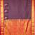 Purple and reddish pink semi silk saree