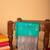 Aqua green chocolate pure touch silk saree