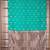 Aqua green chocolate pure touch silk saree