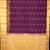 Purple designer dure touch silk saree